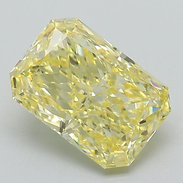 1.78 Carat Radiant Lab Diamond with  Cut Diamond in 14KT  view 1

