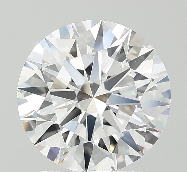 2.15 Carat Round Lab Diamond with  Cut Diamond in 14KT  view 1
