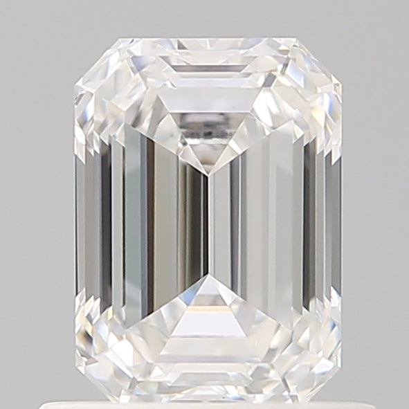0.92 Carat Emerald Lab Diamond with  Cut Diamond in 14KT  view 1
