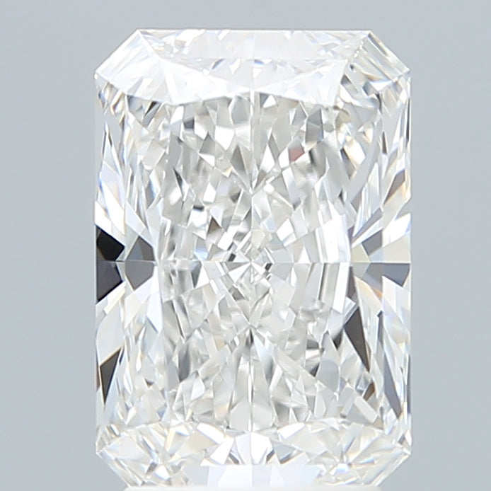 3.16 Carat Radiant Lab Diamond with  Cut Diamond in 14KT  view 1
