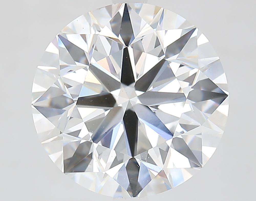 7.01 Carat Round Lab Diamond with  Cut Diamond in 14KT  view 1
