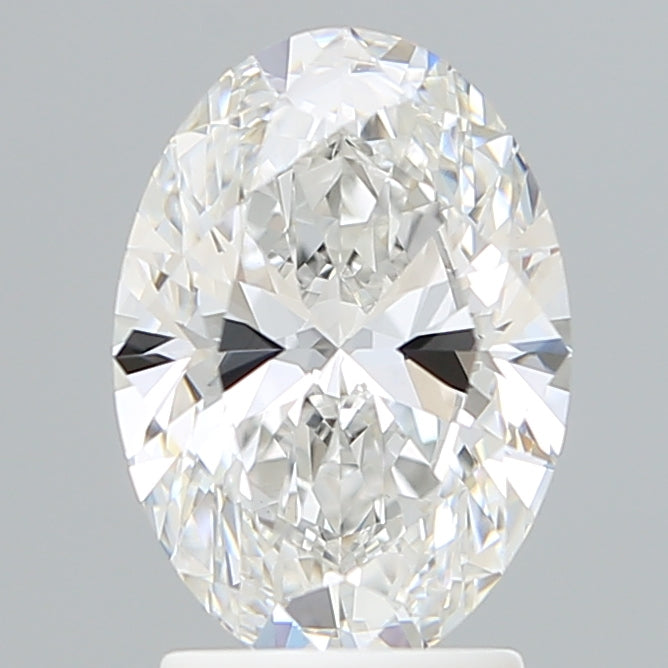 2.41 Carat Oval Lab Diamond with  Cut Diamond in 14KT  view 1
