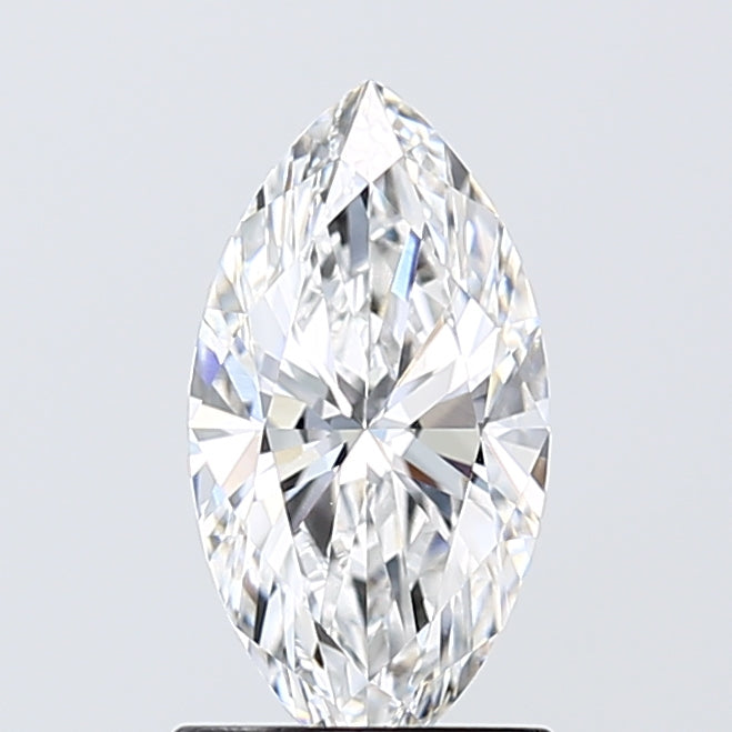 1.22 Carat Marquise Lab Diamond with  Cut Diamond in 14KT  view 1
