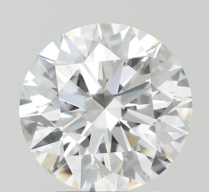 1.57 Carat Round Lab Diamond with  Cut Diamond in 14KT  view 1
