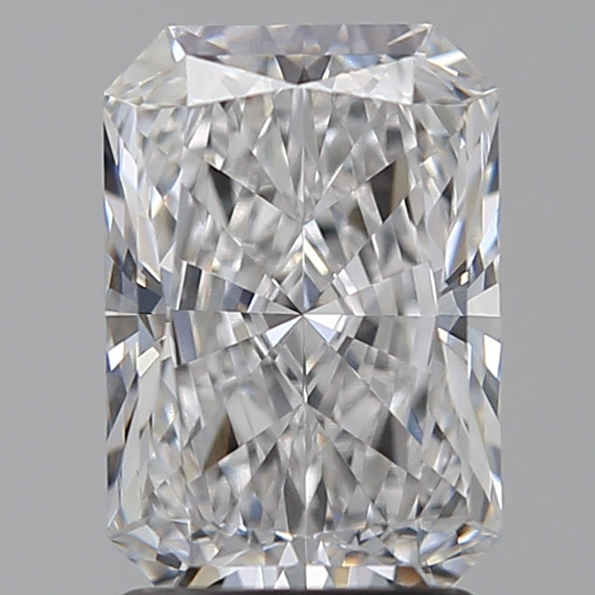 2.06 Carat Radiant Lab Diamond with  Cut Diamond in 14KT  view 1
