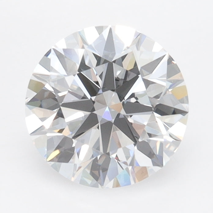 1.5 Carat Round Lab Diamond with  Cut Diamond in 14KT  view 1
