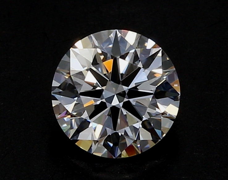 2.05 Carat Round Lab Diamond with  Cut Diamond in 14KT  view 1
