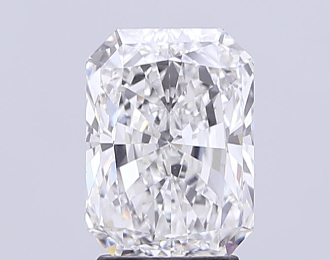3.0 Carat Radiant Lab Diamond with  Cut Diamond in 14KT  view 1
