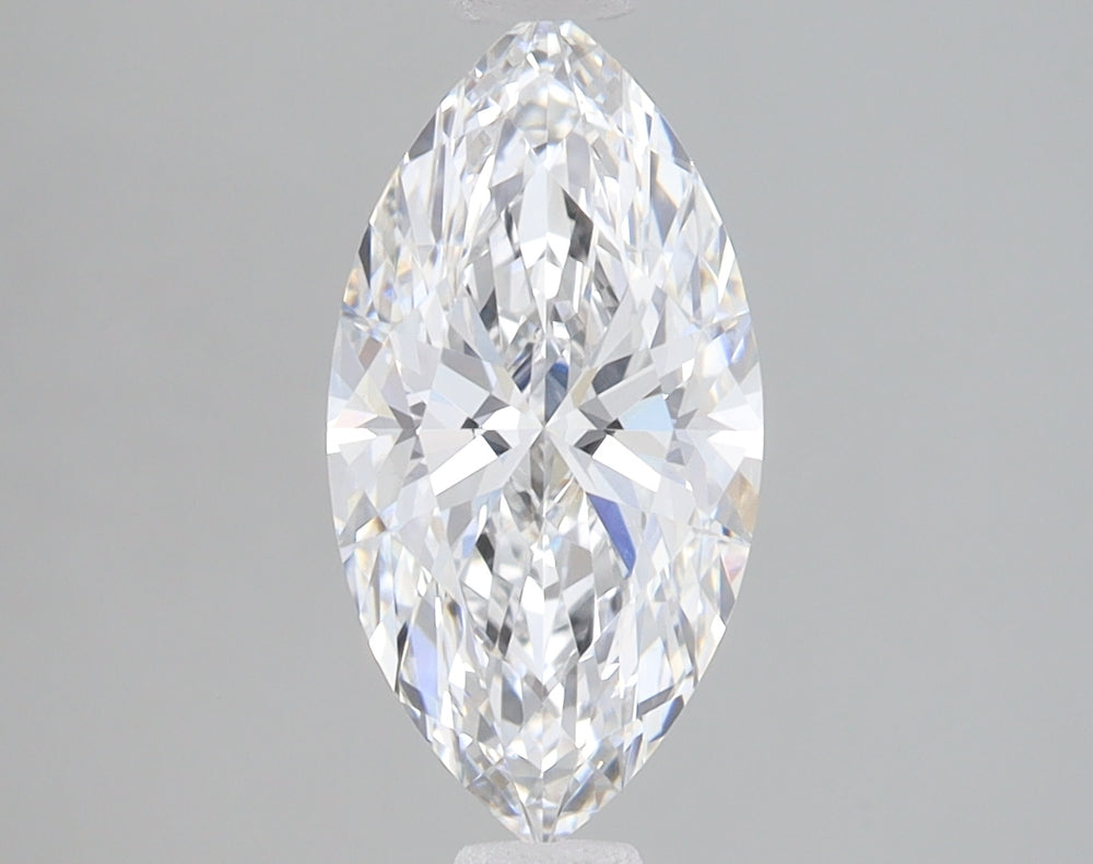 1.55 Carat Marquise Lab Diamond with  Cut Diamond in 14KT  view 1
