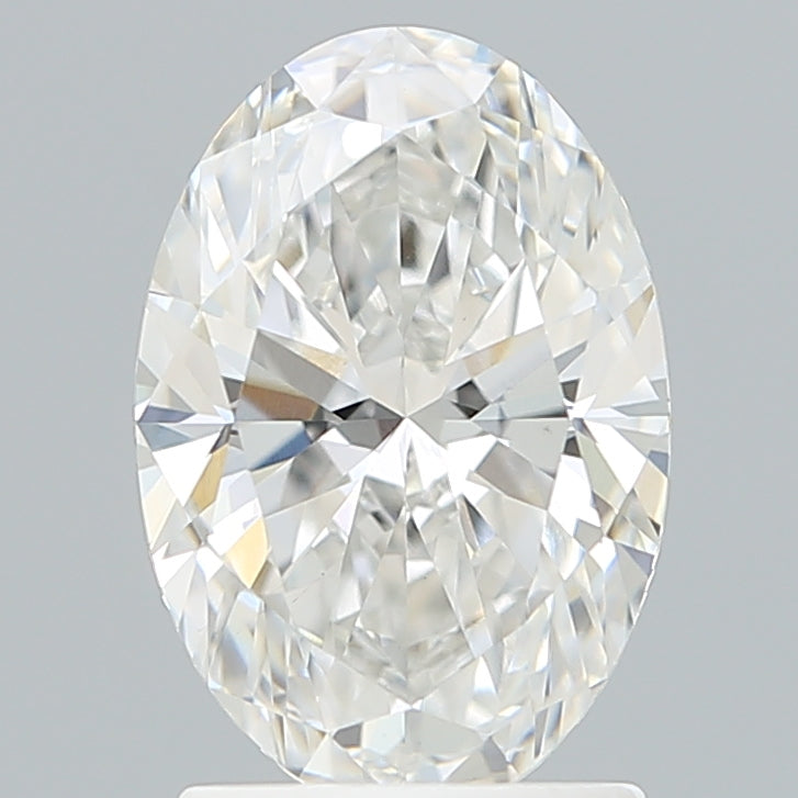 1.93 Carat Oval Lab Diamond with  Cut Diamond in 14KT  view 1
