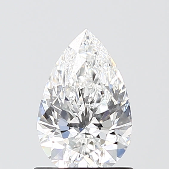 1.03 Carat Pear Lab Diamond with  Cut Diamond in 14KT  view 1
