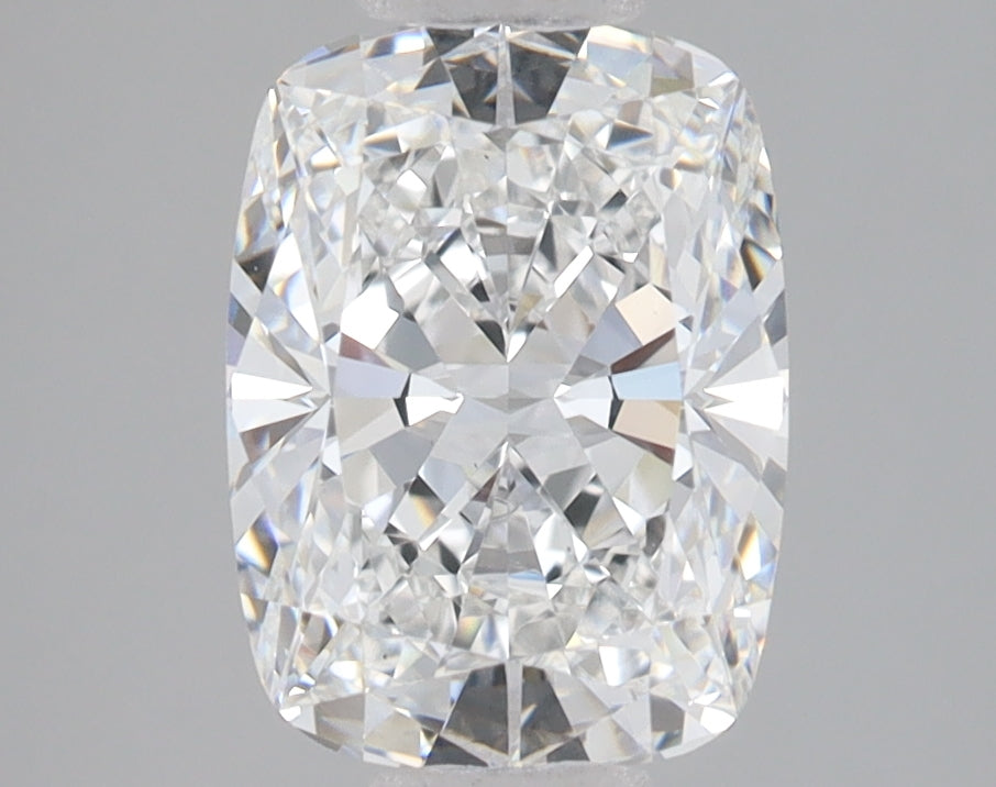 2.43 Carat Cushion Lab Diamond with  Cut Diamond in 14KT  view 1
