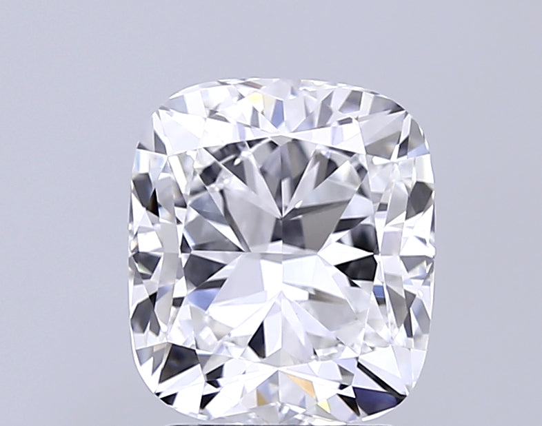 3.1 Carat Cushion Lab Diamond with  Cut Diamond in 14KT  view 1
