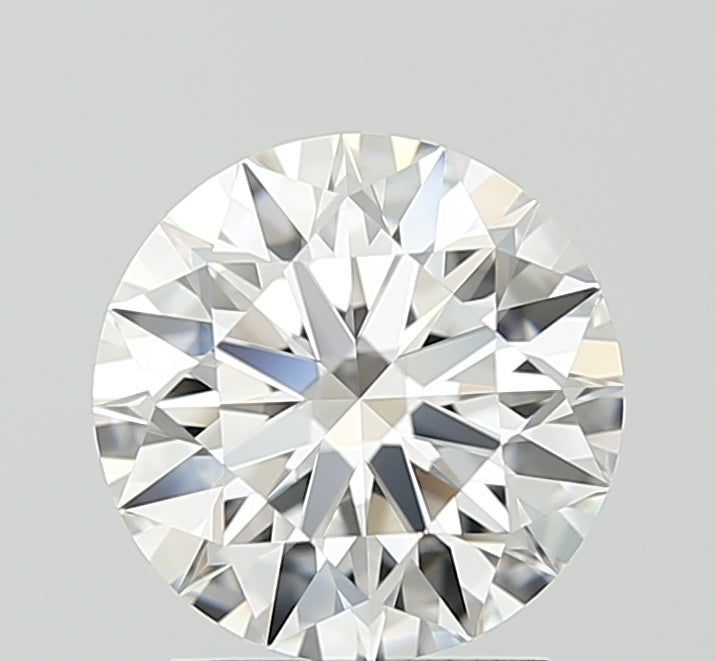1.58 Carat Round Lab Diamond with  Cut Diamond in 14KT  view 1
