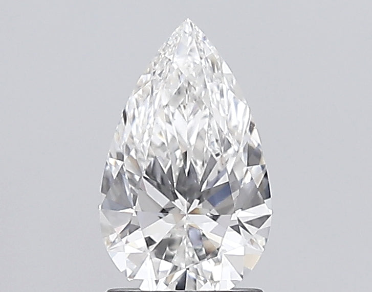 1.53 Carat Pear Lab Diamond with  Cut Diamond in 14KT  view 1
