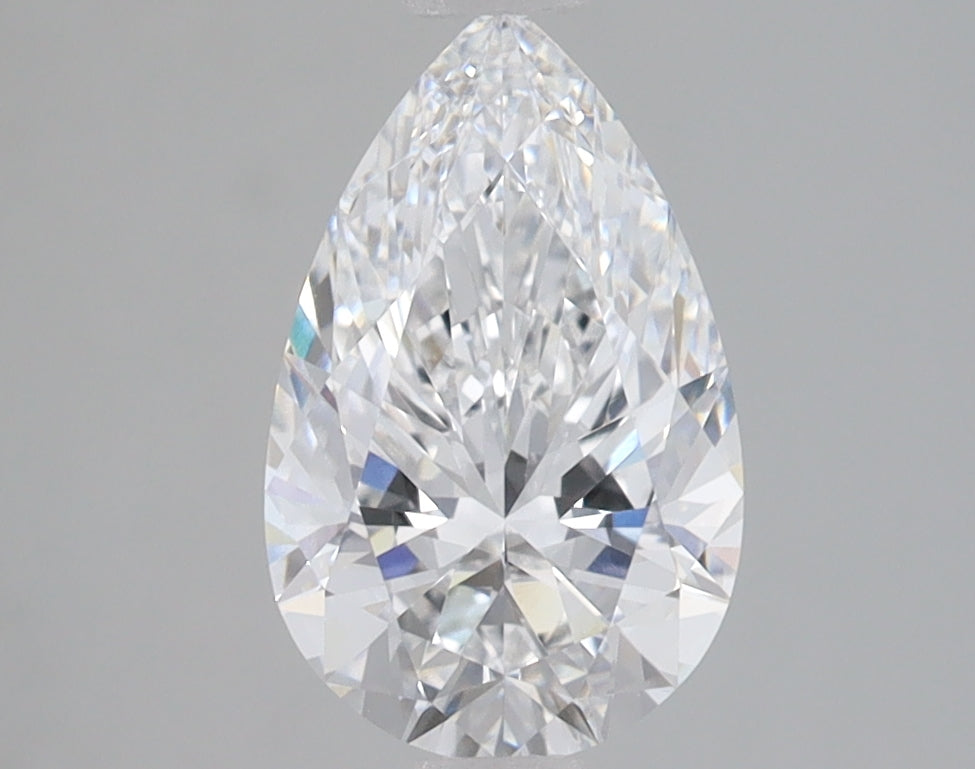 1.58 Carat Pear Lab Diamond with  Cut Diamond in 14KT  view 1
