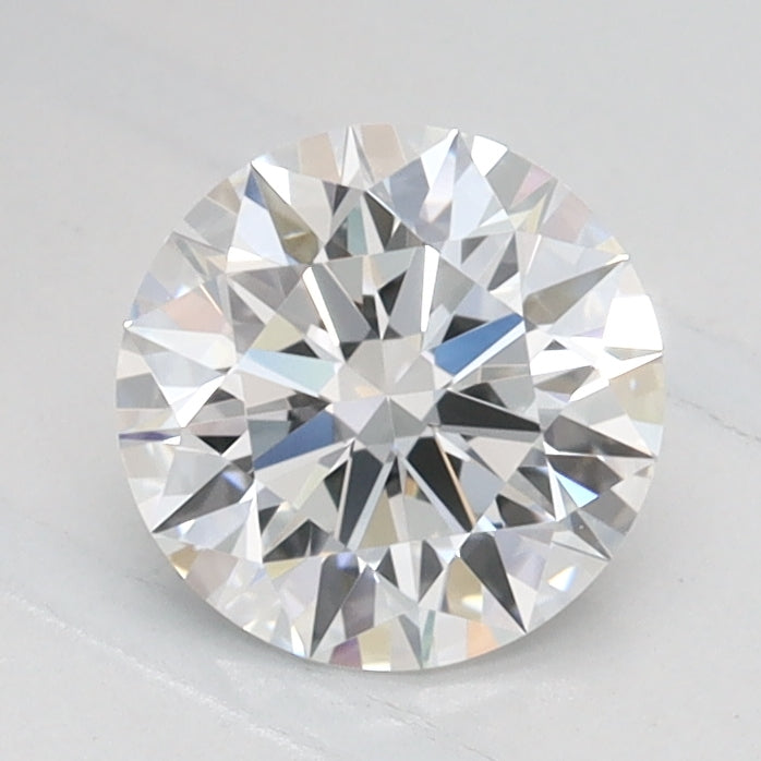 0.78 Carat Round Lab Diamond with  Cut Diamond in 14KT  view 1
