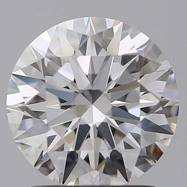 1.59 Carat Round Lab Diamond with  Cut Diamond in 14KT  view 1
