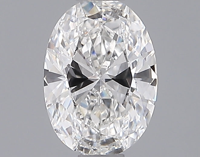 0.74 Carat Oval Lab Diamond with  Cut Diamond in 14KT  view 1
