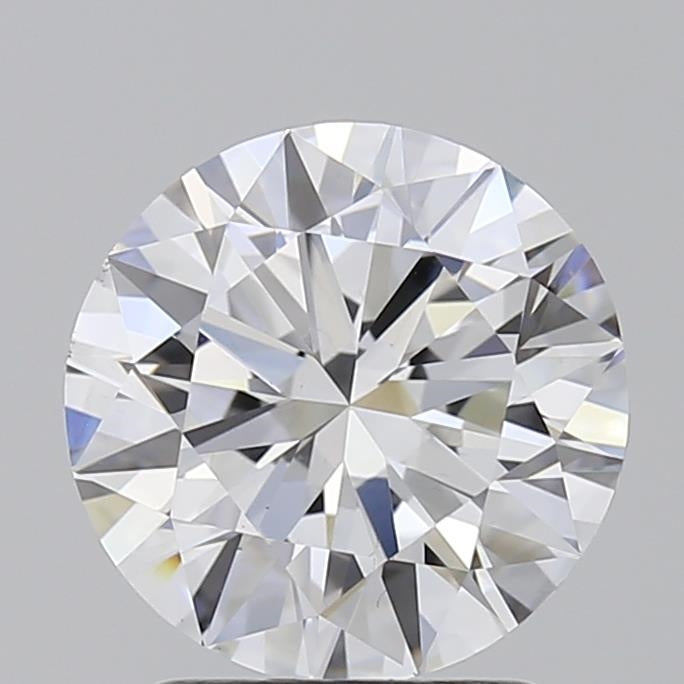 1.99 Carat Round Lab Diamond with  Cut Diamond in 14KT  view 1
