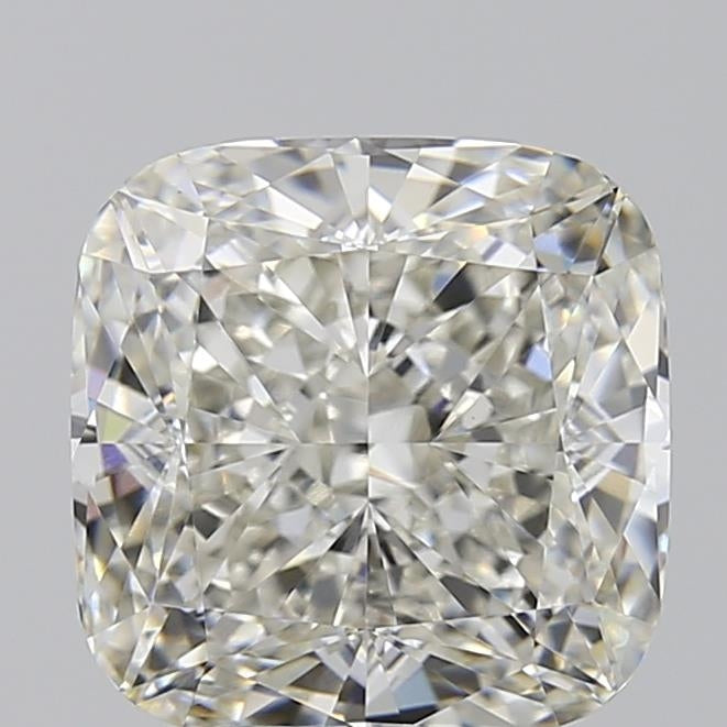 5.08 Carat Cushion Lab Diamond with  Cut Diamond in 14KT  view 1
