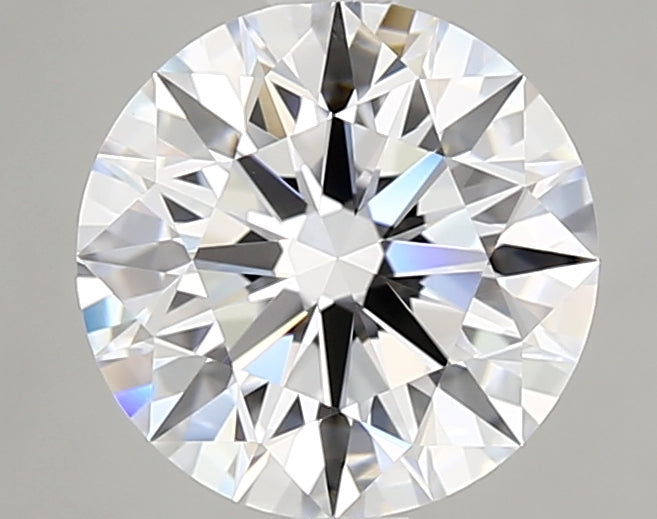 2.04 Carat Round Lab Diamond with  Cut Diamond in 14KT  view 1
