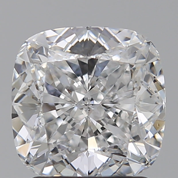 2.02 Carat Cushion Lab Diamond with  Cut Diamond in 14KT  view 1
