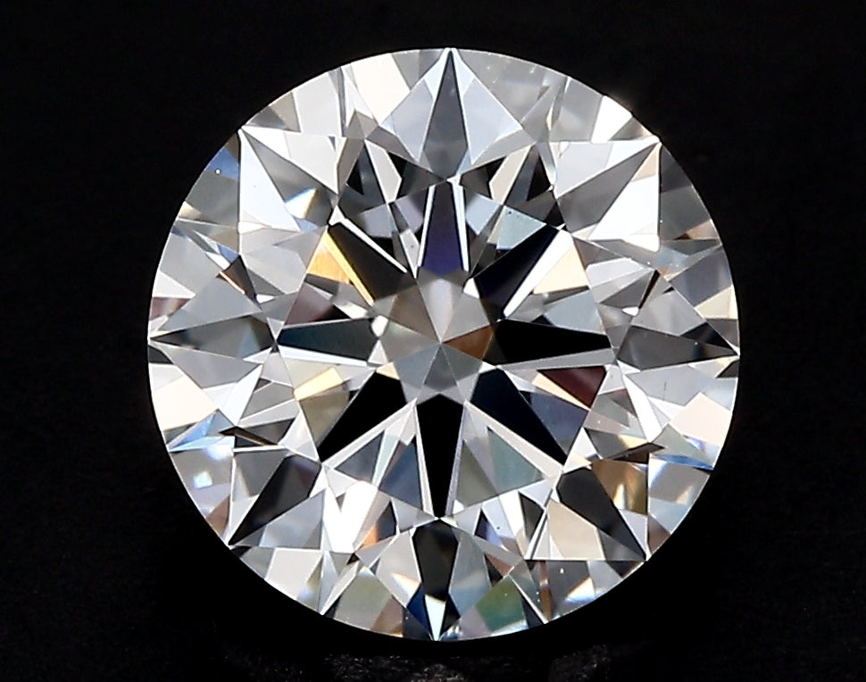 3.0 Carat Round Lab Diamond with  Cut Diamond in 14KT  view 1

