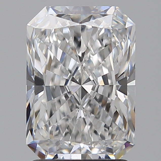 2.07 Carat Radiant Lab Diamond with  Cut Diamond in 14KT  view 1
