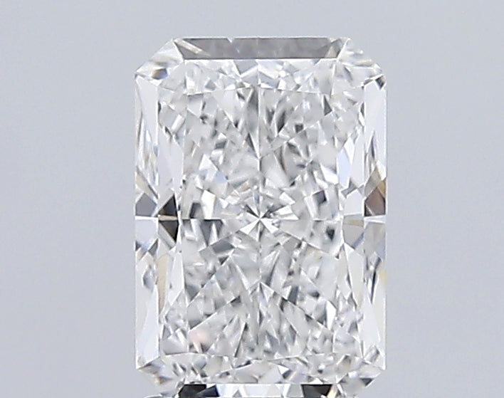 2.7 Carat Radiant Lab Diamond with  Cut Diamond in 14KT  view 1
