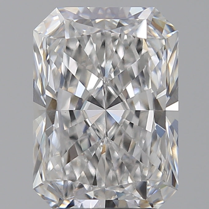 3.1 Carat Radiant Lab Diamond with  Cut Diamond in 14KT  view 1
