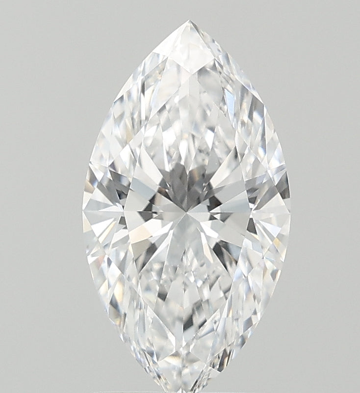 2.0 Carat Marquise Lab Diamond with  Cut Diamond in 14KT  view 1
