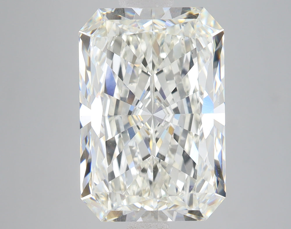 8.01 Carat Radiant Lab Diamond with  Cut Diamond in 14KT  view 1
