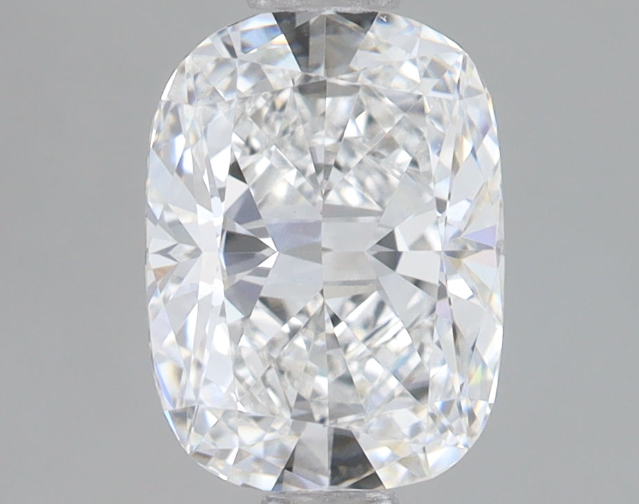1.63 Carat Cushion Lab Diamond with  Cut Diamond in 14KT  view 1
