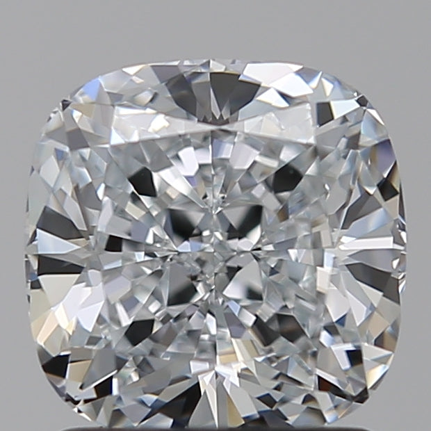 1.53 Carat Cushion Lab Diamond with  Cut Diamond in 14KT  view 1
