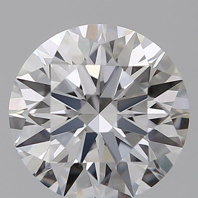 1.29 Carat Round Lab Diamond with  Cut Diamond in 14KT  view 1
