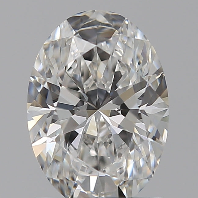 1.09 Carat Oval Lab Diamond with  Cut Diamond in 14KT  view 1
