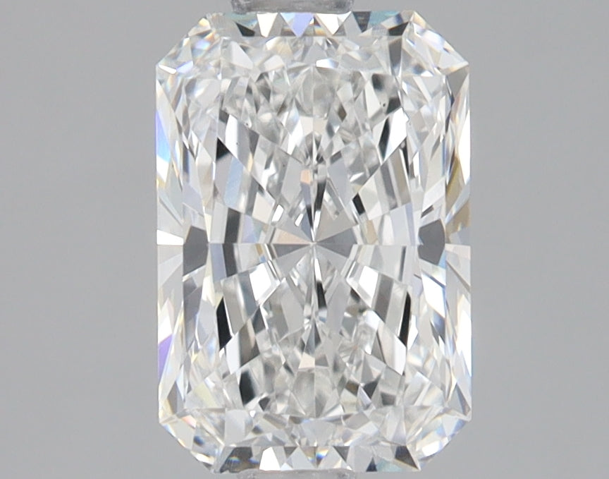 1.59 Carat Radiant Lab Diamond with  Cut Diamond in 14KT  view 1
