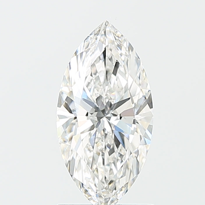 1.51 Carat Marquise Lab Diamond with  Cut Diamond in 14KT  view 1

