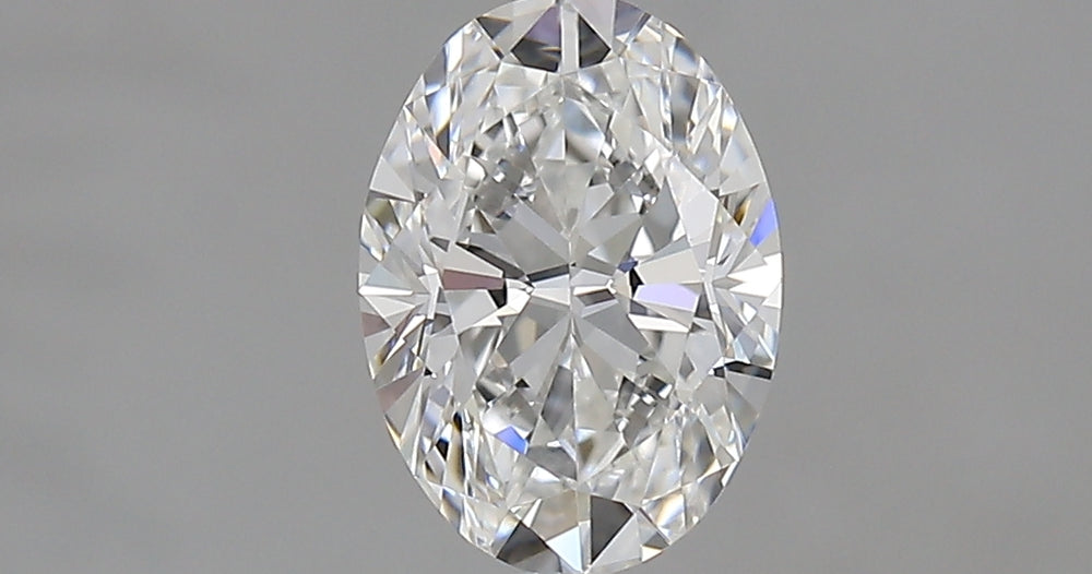 1.0 Carat Oval Natural Diamond with  Cut Diamond in 14KT  view 1
