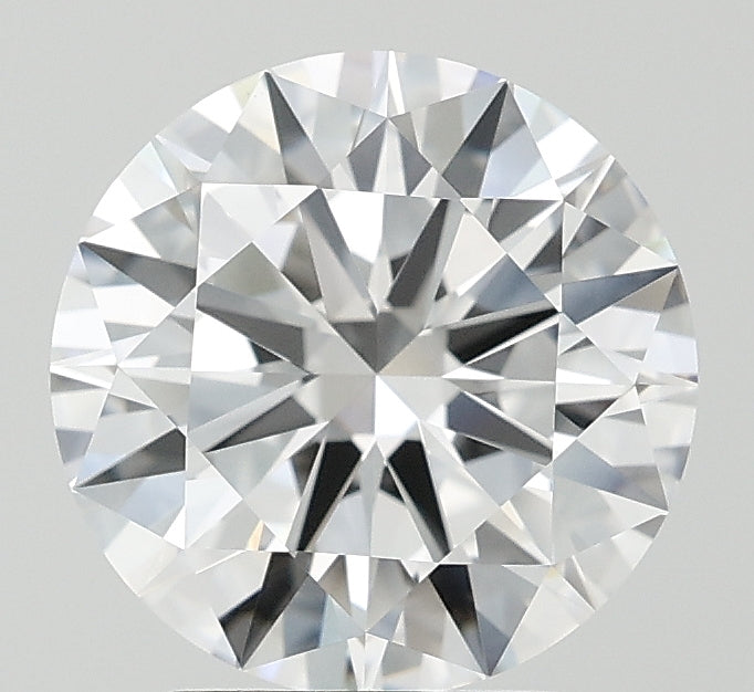 3.0 Carat Round Lab Diamond with  Cut Diamond in 14KT  view 1
