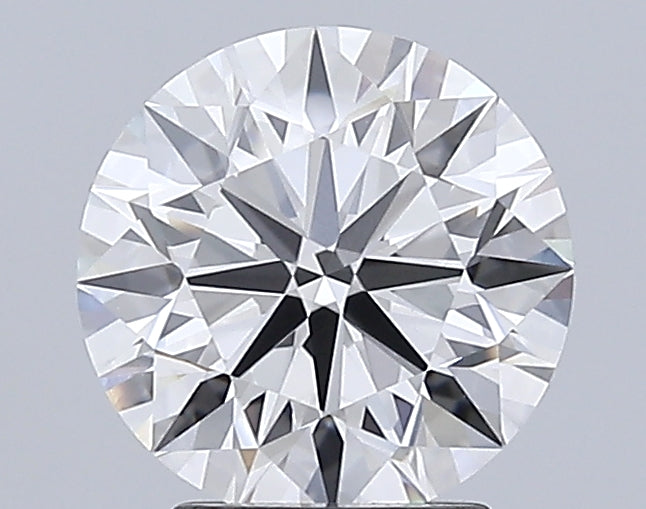 3.01 Carat Round Lab Diamond with  Cut Diamond in 14KT  view 1
