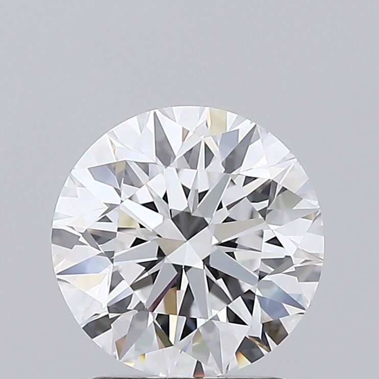 2.01 Carat Round Lab Diamond with  Cut Diamond in 14KT  view 1
