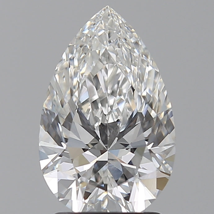 2.05 Carat Pear Lab Diamond with  Cut Diamond in 14KT  view 1
