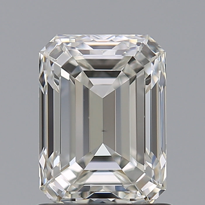 1.2 Carat Emerald Natural Diamond with  Cut Diamond in 14KT  view 1
