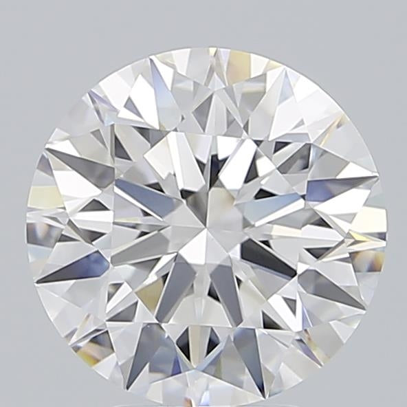 4.05 Carat Round Lab Diamond with  Cut Diamond in 14KT  view 1
