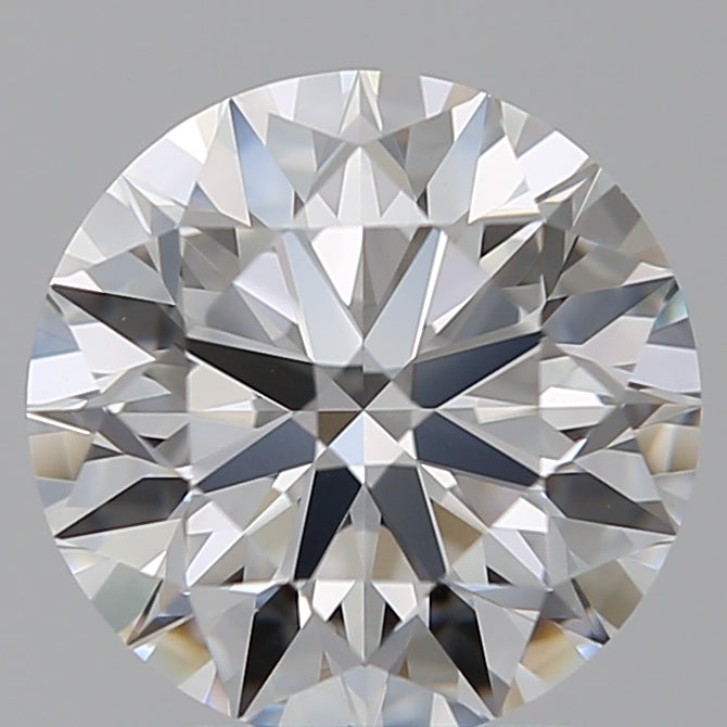 1.75 Carat Round Lab Diamond with  Cut Diamond in 14KT  view 1
