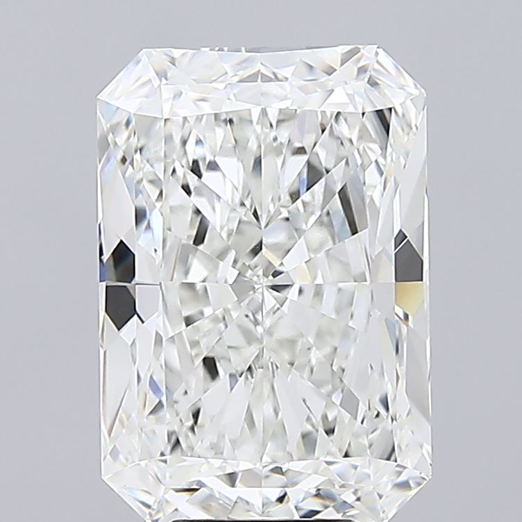 8.06 Carat Radiant Lab Diamond with  Cut Diamond in 14KT  view 1
