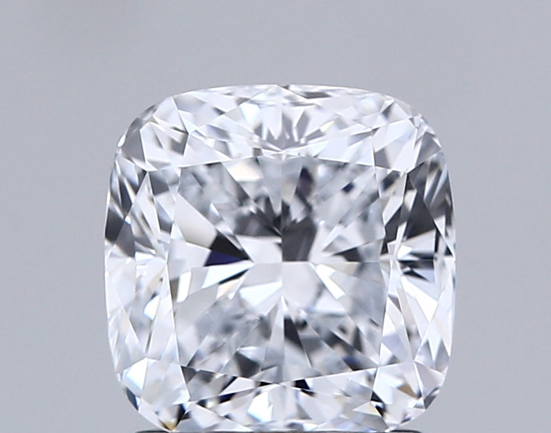 2.02 Carat Cushion Lab Diamond with  Cut Diamond in 14KT  view 1
