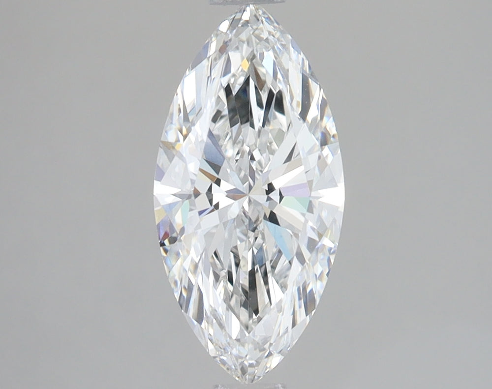 1.51 Carat Marquise Lab Diamond with  Cut Diamond in 14KT  view 1
